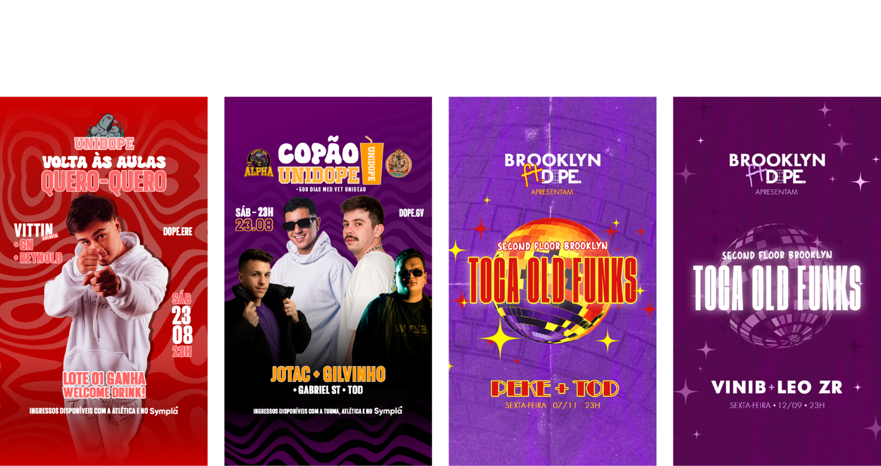 Cartazes Dope Ere e Dope GV