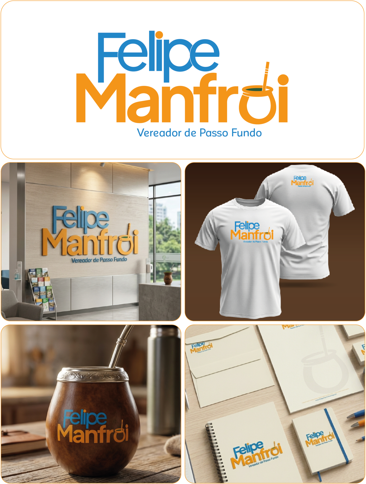 Identidade visual Felipe Manfroi