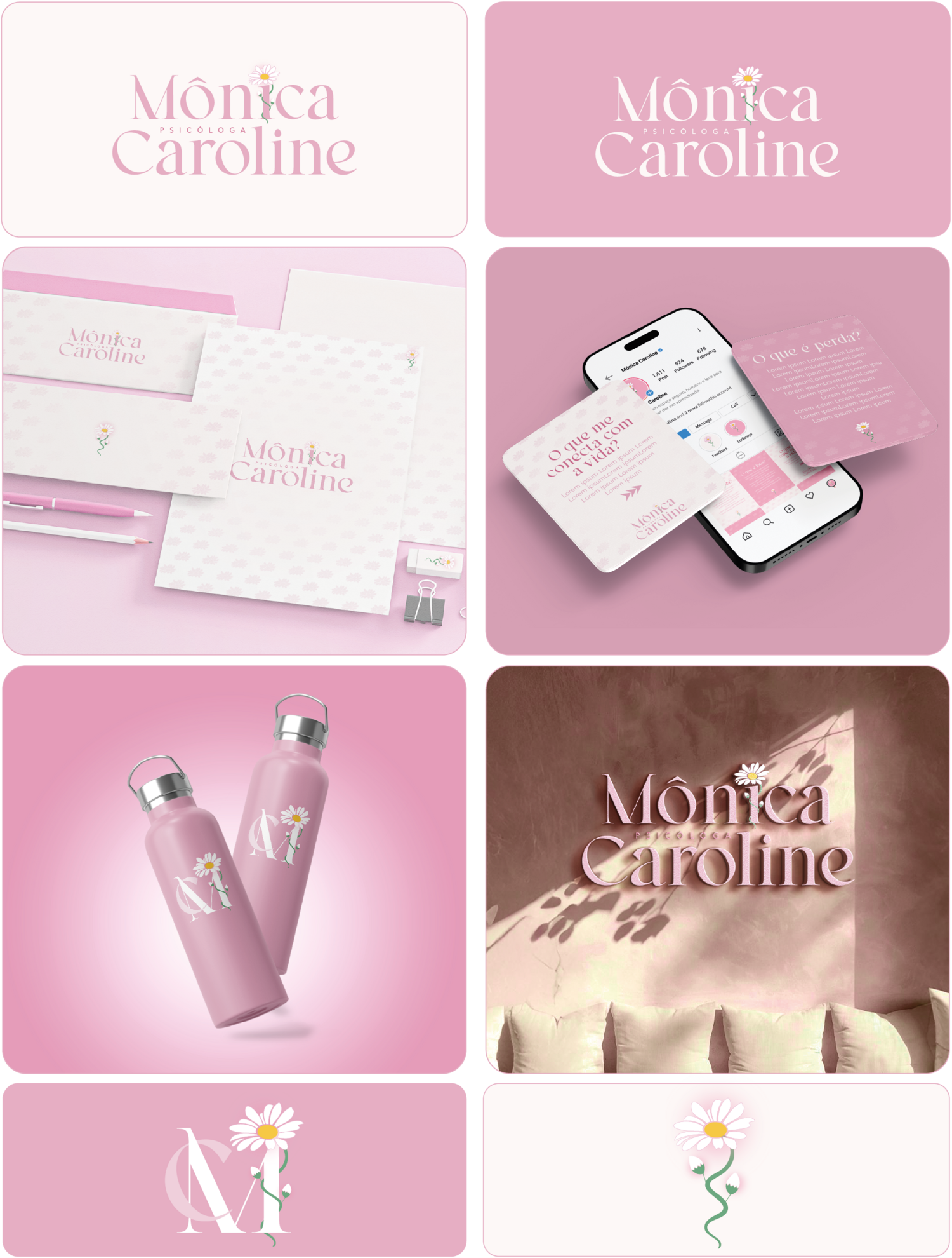 Identidade visual Mônica Caroline